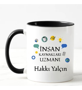 İnsan Kaynakları Uzmanı Kupa Bardağı Siyah