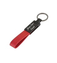 Pigado İsme Kişiye Özel Metal Unisex Anahtarlık (Kırmızı)