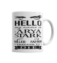 My Name İs Arya Stark Kupa Bardak Porselen