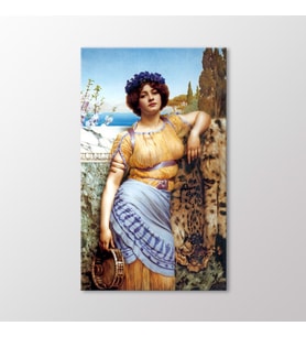 Arty Tablo Ionian Dancing Girl Tablo (Karışık)