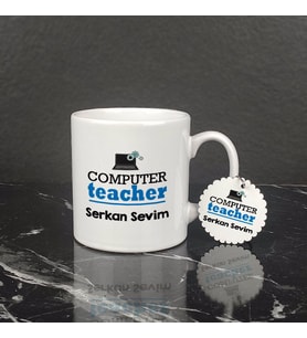 Computer Teacher Kupa Bardak ve Anahtarlık Set