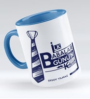 Babalar Gününe Özel İlk Babalar Günün Kutlu Olsun Kupa Bardak  3