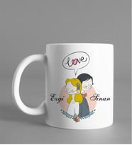 Kişiye Özel Sevgili Aşk Love Kupası