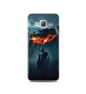 Batman Tasarım Süper Şeffaf Silikon Telefon Kılıfı Samsung J3 (2016)