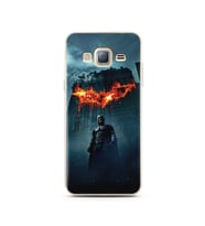 Batman Tasarım Süper Şeffaf Silikon Telefon Kılıfı Samsung J3 (2016)