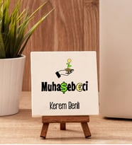Muhasebeciye Hediye Taş Dekor