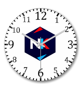 Novelogia Kids Duvar Saati Bombeli Gercek Cam