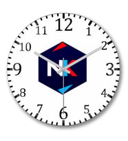 Novelogia Kids Duvar Saati Bombeli Gercek Cam