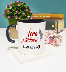 İcra Müdürü Kupa Bardak Siyah