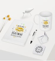 BK Gift Kişiye Özel En İyi Sınıf Öğretmeni Temalı Beyaz Defter Kalem Kupa Ayna Seti - 6