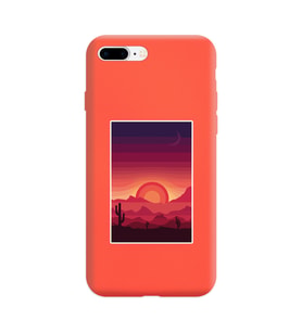 Turuncu Lansman Kılıf iPhone 8 Plus