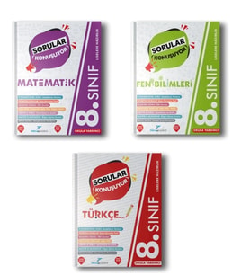 Pruva Yayınları 8.sınıf Matematik Fen Türkçe Soru Seti
