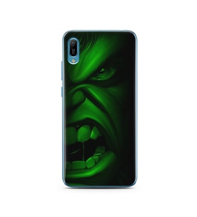 Hulk Tasarım Süper Şeffaf Silikon Telefon Kılıfı Huawei Y6 2019