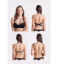 Penti Siyah Multiway Pushup Sütyen PLNOBDSM19IY-SYH