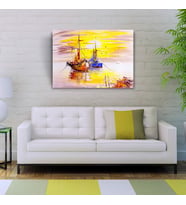 Sessiz Liman Canvas Tablo (50X70) (Acı Kahve)
