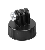 Aksiyon Kamera Monopod Su Şişesi Bağlayıcı Montaj Adaptörü Çap 37mm  Siyah