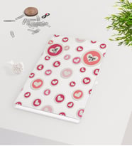 BK Gift Kişiye Özel Sevgililer Günü Beyaz Defter-34