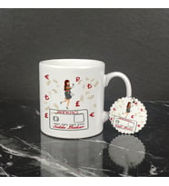 Bankacıya Hediye Kupa Bardak ve Anahtarlık Set