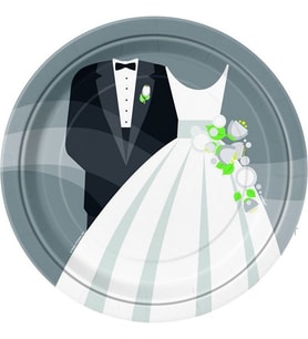 WEDDİNG GELİN DAMAT TABAK 8'Lİ