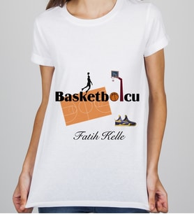 Kişiye Özel Basketbolcu Tişörtü