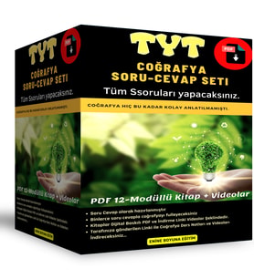 2026 TYT COĞRAFYA PDF Modüler Kitap Seti (12 Kitap + Ders Videoları)