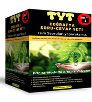 2026 TYT COĞRAFYA PDF Modüler Kitap Seti (12 Kitap + Ders Videoları)