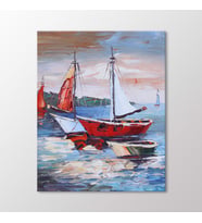 Arty Tablo Yelkenliler Tablo (Karışık)