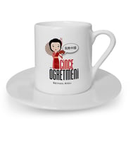 BK Gift Kişiye Özel Çince Öğretmeni Türk Kahvesi Fincanı
