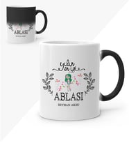 BK Gift Kişiye Özel Yılın En İyi Ablası Sihirli Kupa Bardak  1
