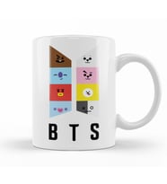 Bts   BT21  Karakterleri Kupa Bardak Porselen