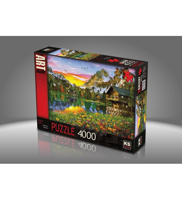 KS Games Alpine Lake 4000 Parça Puzzle