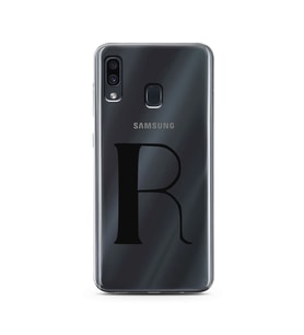 Samsung A30 Harf Tasarımlı Telefon Kılıfı R-Harfi 