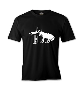 At 12 Siyah Erkek Tshirt