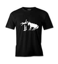 At 12 Siyah Erkek Tshirt