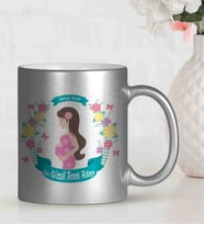 BK Gift Kişiye Özel Anneler Günü Temalı Gümüş Yaldızlı Kupa Bardak Gu7