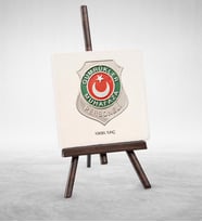BK Gift Kişiye Özel Mesleki Gümrükler Muhafaza Personeli Şovaleli Doğal Taş