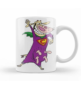 Super Vaca Kupa Bardak Porselen