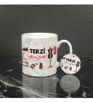 Terzi Kupa Bardak ve Anahtarlık Set