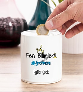 Fen Bilimleri Öğretmeni Kişiye Özel Kumbara
