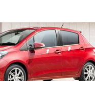 Toyota Yaris Krom Cam Çıtası 4 prç. 2010 Üzeri  P. Çelik