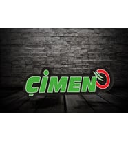 Çimen Yazılı Tabela 3D Led Neon Etkili Işıklı Tabela 30X45 CM Tek Taraflı