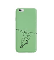 Iphone 6s Çizgi Tasarımlı Yeşil Lansman Telefon Kılıfı
