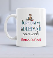 Türk Dili ve Edebiyatı Öğretmeni Kupa Bardak