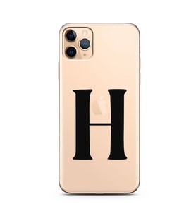 Iphone 11 Pro Max Harf Tasarımlı Telefon Kılıfı H-Harfi 