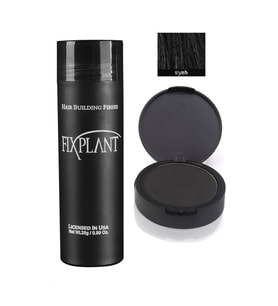 Fixplant Saç Dolgunlaştırıcı Toz + Fixdeep Suya Dayanıklı Saç Dolgunlaştırıcı Pudra-Siyah Renk