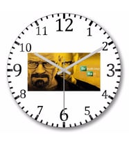 Breakıng Bad Im The One Who Knocks Duvar Saati Bombeli Gercek Cam