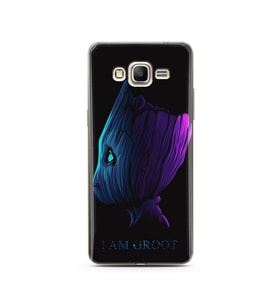 Baby Groot Tasarım Süper Şeffaf Silikon Telefon Kılıfı Samsung Grand Prime