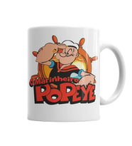 Popeye Temel Reis Kupa Bardak Porselen