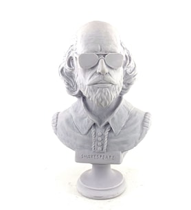 SHAKESPEAR BÜST HEYKEL BİBLO