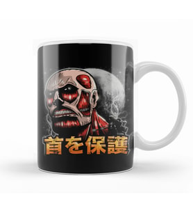 Attack On Titan Protect Ya Neck Kupa Bardak Porselen